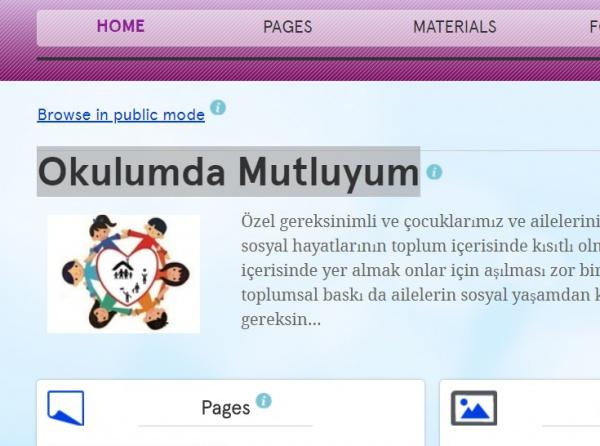 OKULUMDA MUTLUYUM ETWİNNİNG PROJEMİZ